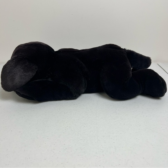 VTG Russ Berrie Stuffed Black Labrador Retriever Dog Pup Ginger 16” Realistic - Picture 6 of 10